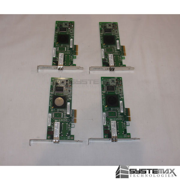 4x HP FC1142SR 4Gb 1-Port PCIe Fibre Channel Host Bus Adapter AE311A