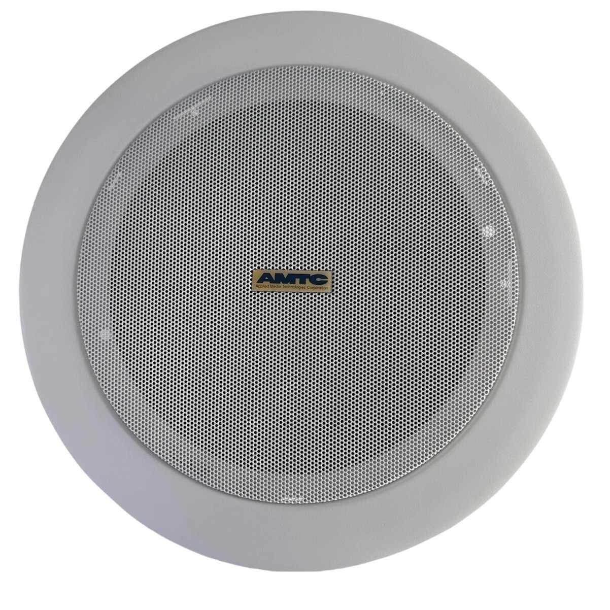 AMTC EQ-SPKR6W 8" In Ceiling Recess-Mount 70V 10W PA Commercial Speaker White
