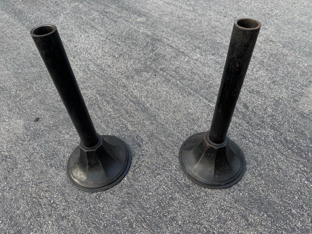 Antique Soda Fountain Ice Cream Parlor Diner Lunch Counter Stool Bases Lot of 2
