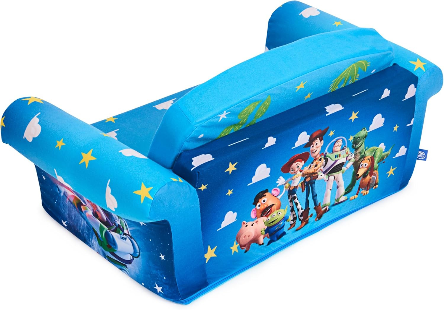 , Children'S 2-In-1 Flip Open Foam Compressed Sofa, Disney'S Toy Story