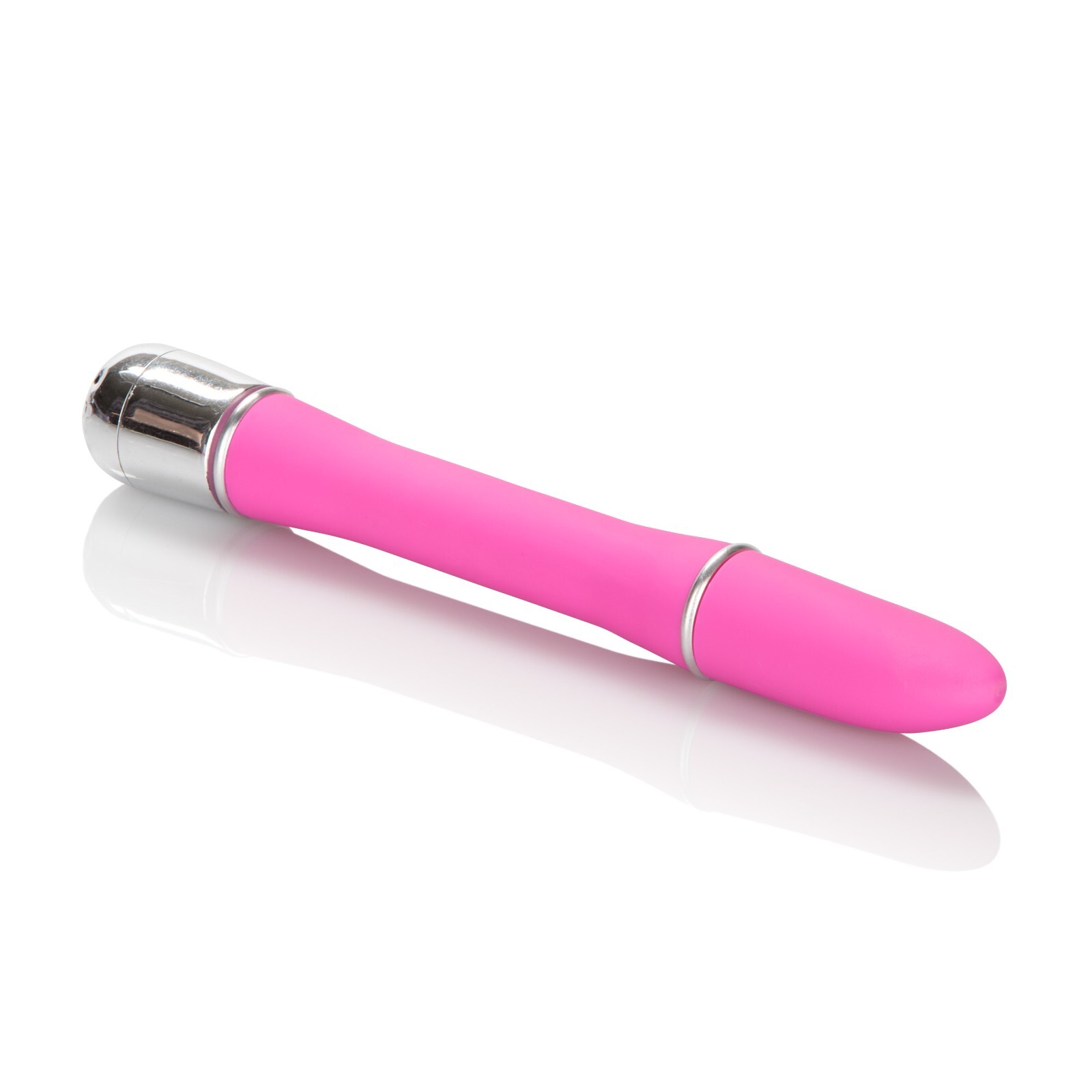 Vibrator Lulu Satin Touch Pink 6" Slim Slender Waterproof Vibe
