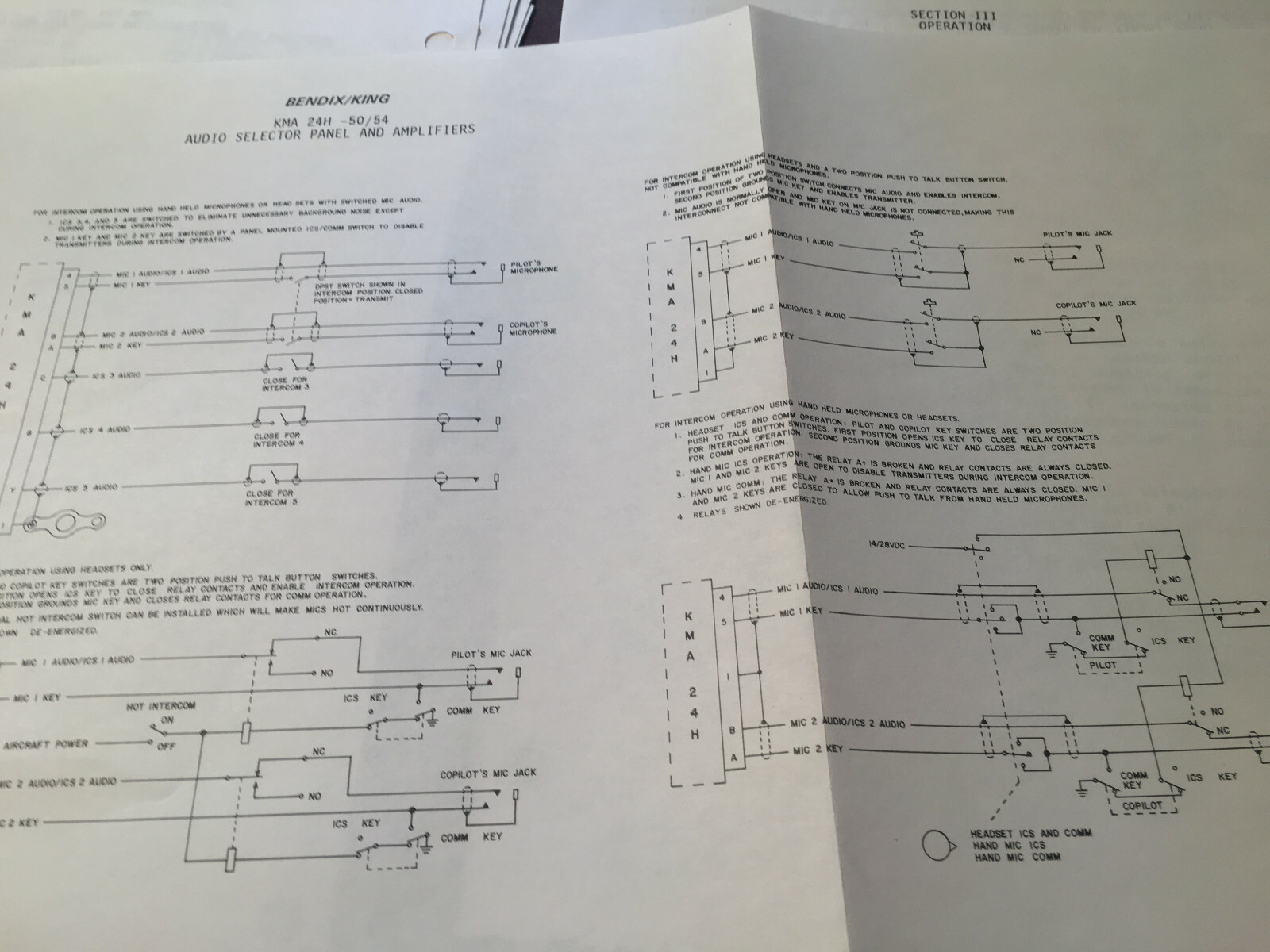 King KMA-24H-50/54 Audio Panel Install Manual