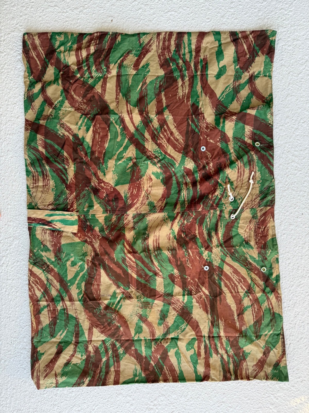 French Lizard Camo Poncho Shelter Tent Indochina Army France Military Zeltbahn 3