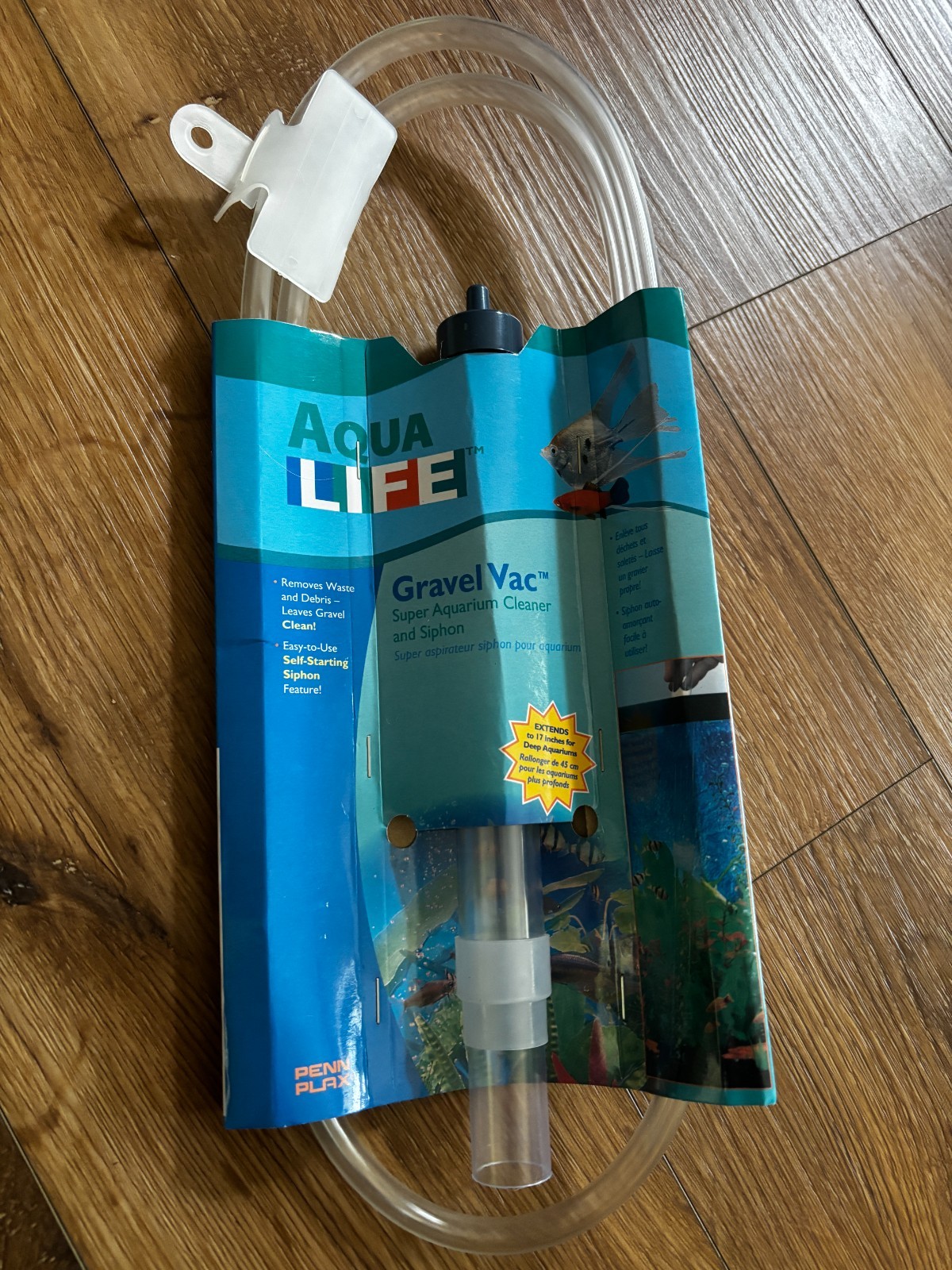 Aqua Life Gravel-Vac Aquarium Gravel Cleaner Extends up to 17"