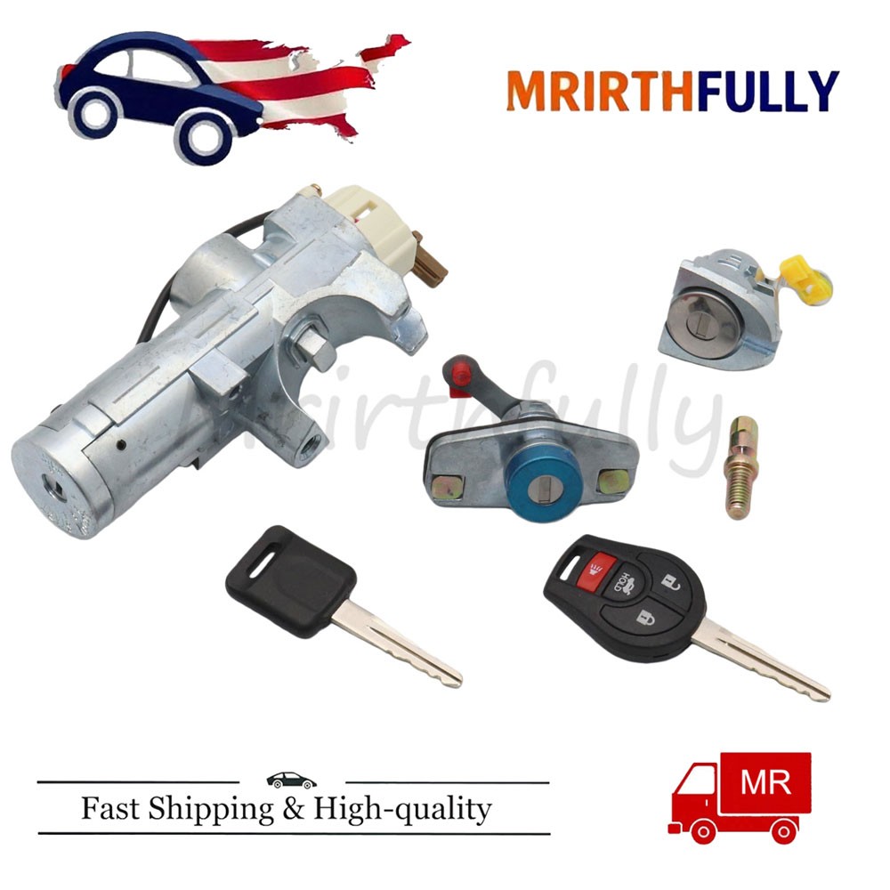 Ignition Lock Cylinder Switch Key For Nissan Versa 2012-2019 D8700-1HL0A NEW