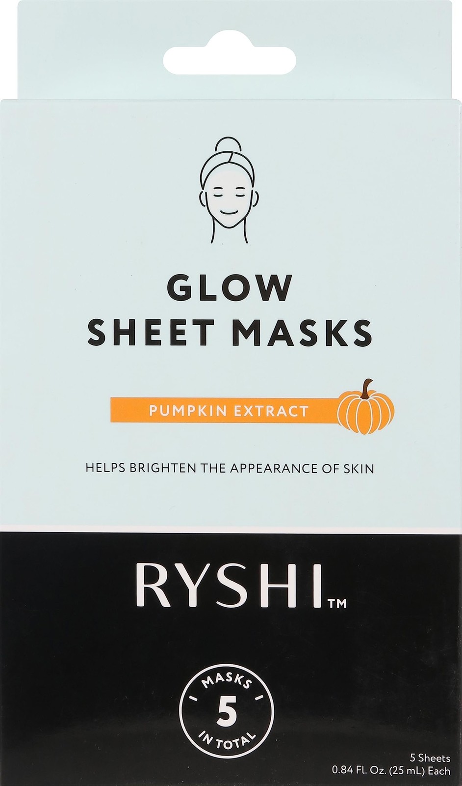 Ryshi Sheet Masks - Pumpkin