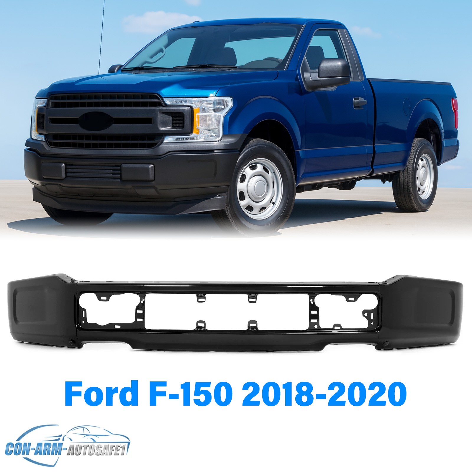 Front Bumper Face Bar Replacement For Ford F150 F-150 2018-2020 Steel