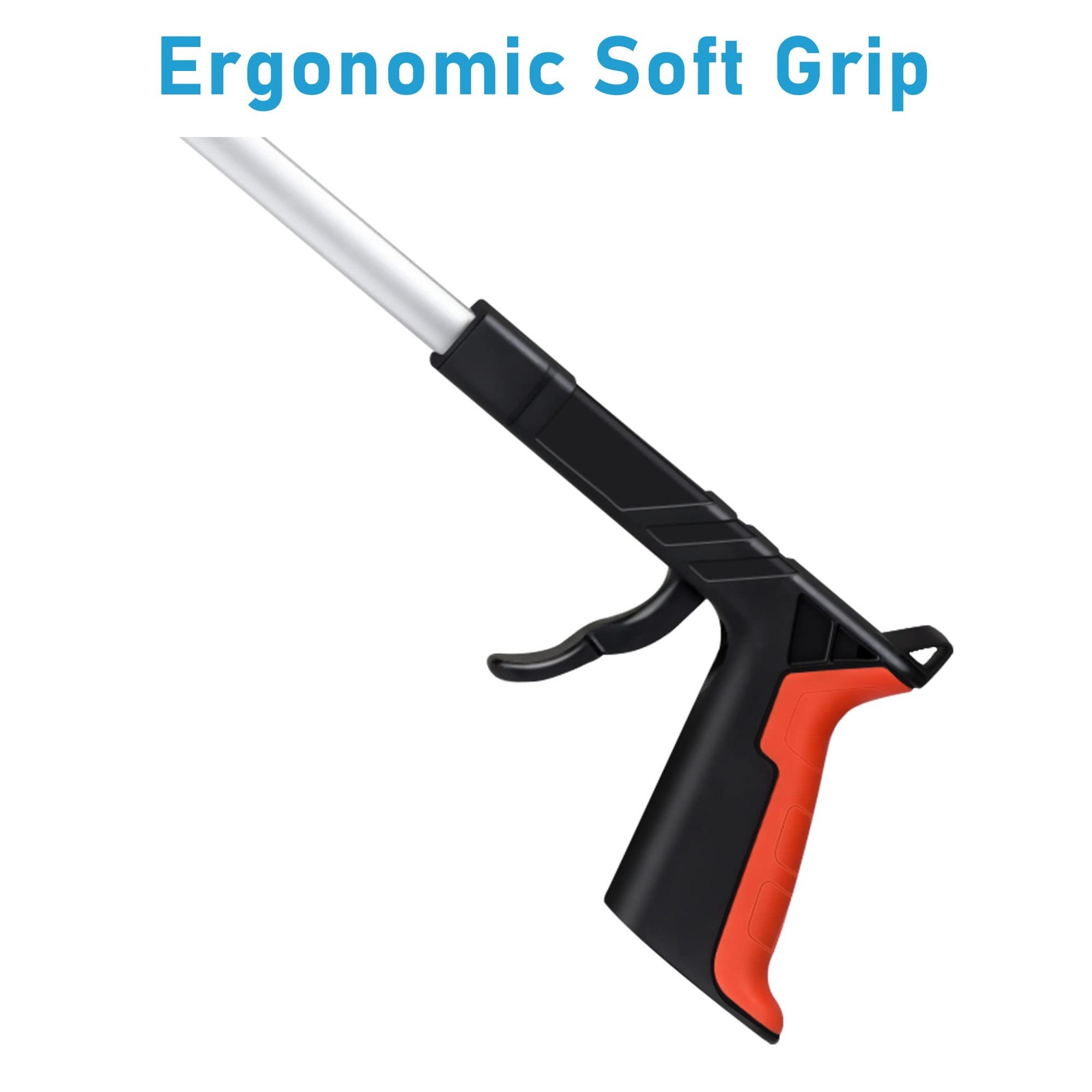 Grabber Reacher Tool, Orange, 32", Foldable Orange1