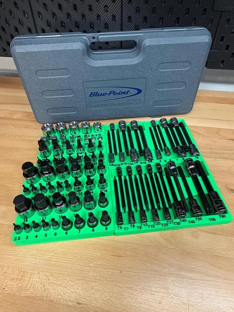 Blue-Point BLPTHC87 Bit Socket Organizer – Fits 87pc TORX & Hex Bit Socket Set