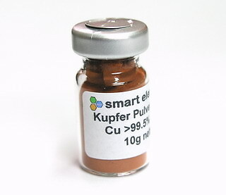High purity fine copper powder, 99.5% purity 10g
