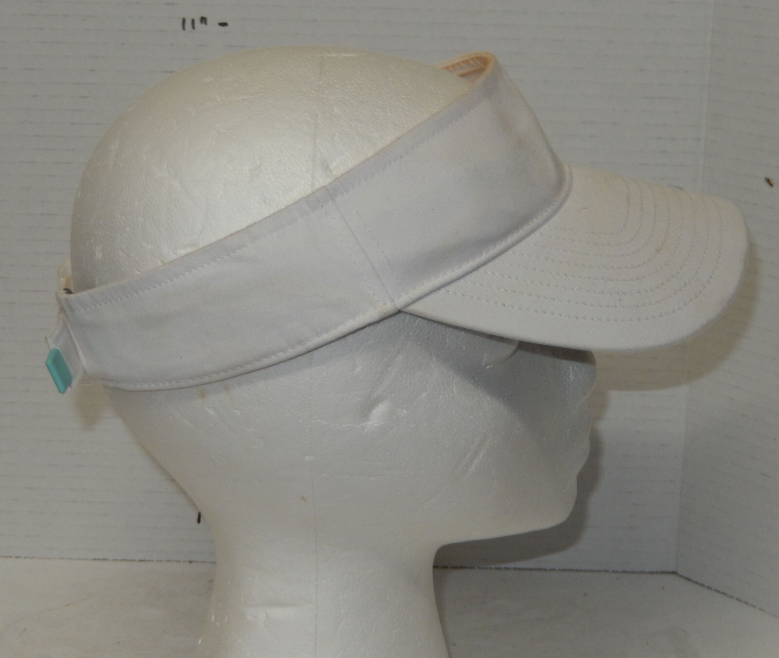 Adidas Golf Visor Hat Cap White Blue
