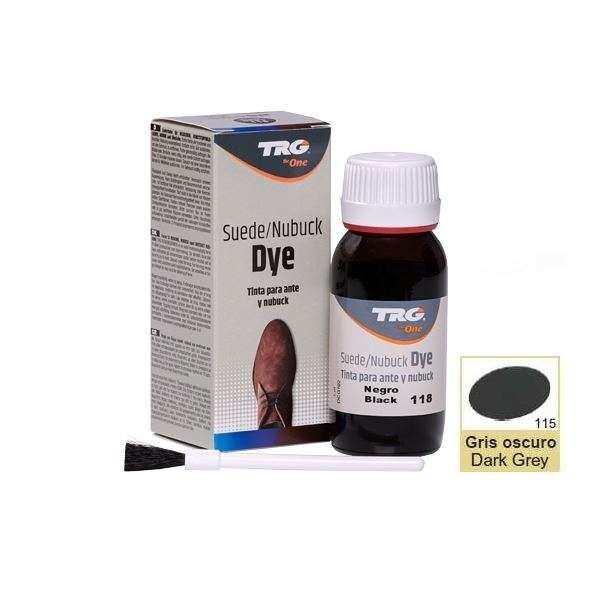 TRG Dark Grey 115 Suede Nubuck Shoe Dye – Restore or Change Suede Color