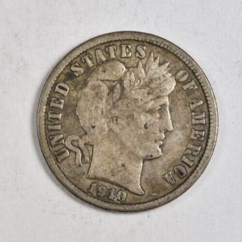 1910-S BARBER DIME ~ VF VERY FINE ~ PRICED RIGHT!  INV#1