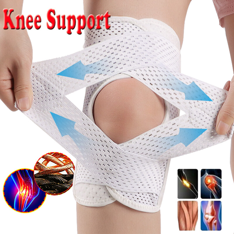 Knee Sleeve Compression Brace Meniscus Support Gym Joint Pain Arthritis Relief