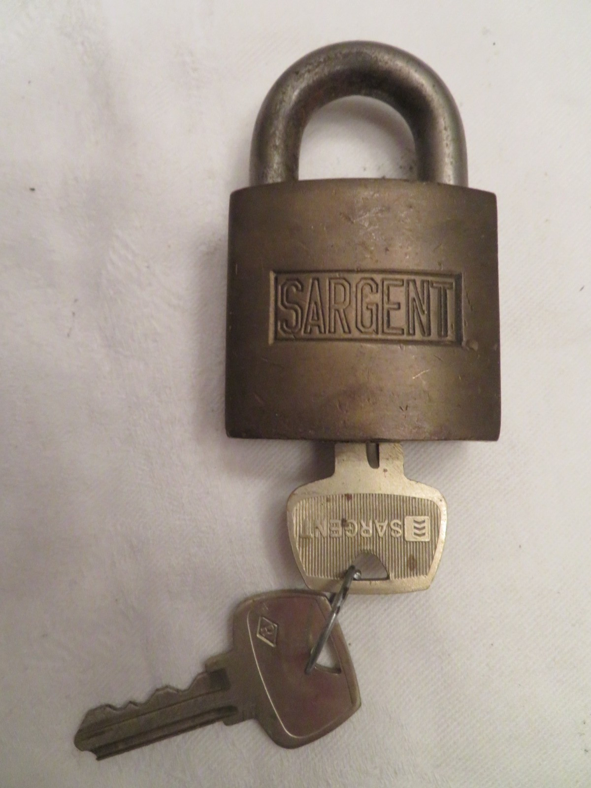 Vintage SARGENT Padlock with 2 Keys
