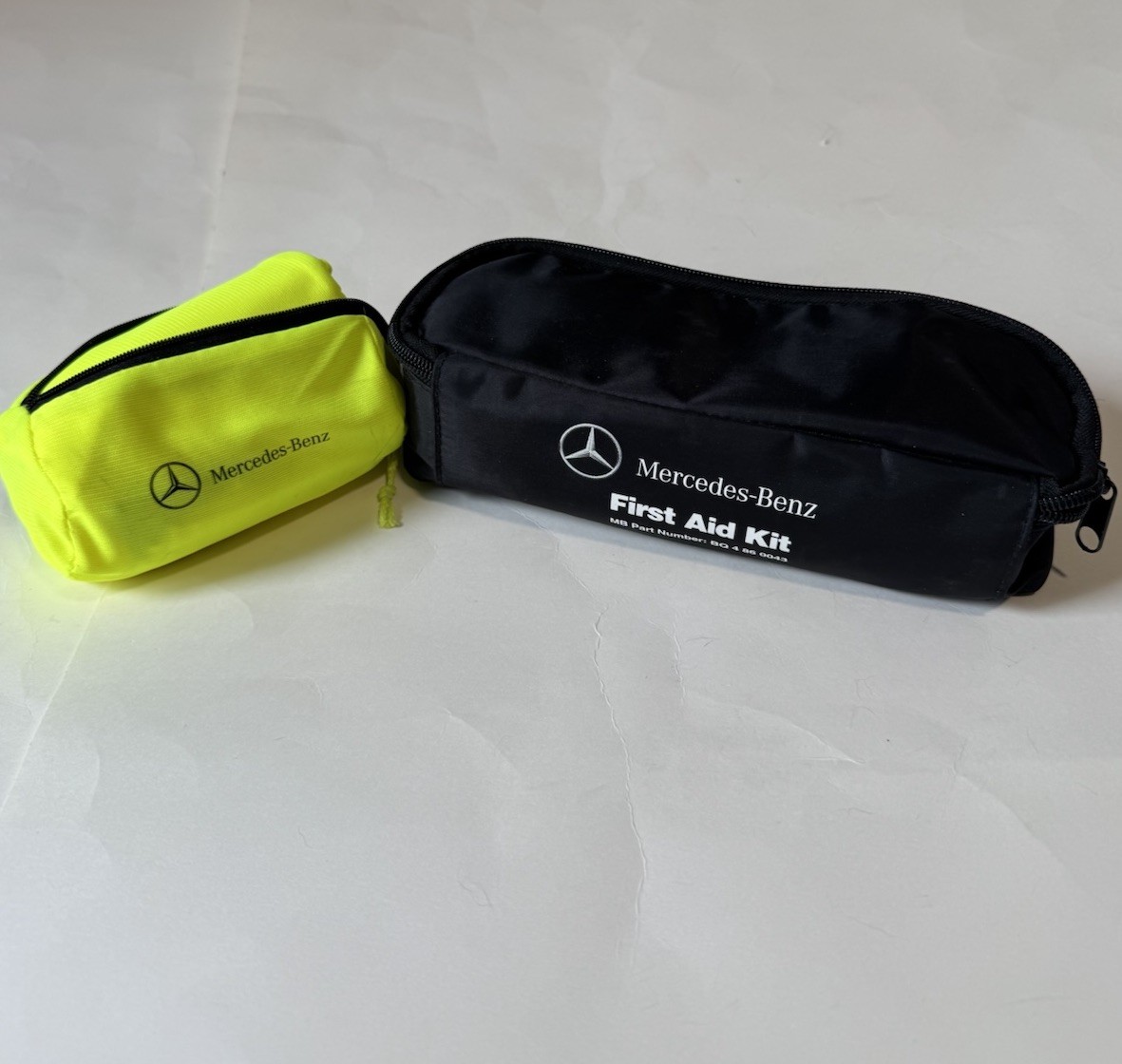 Mercedes Benz First Aid Kit # BQ4860043 OEM And Safety Vest A0005834300