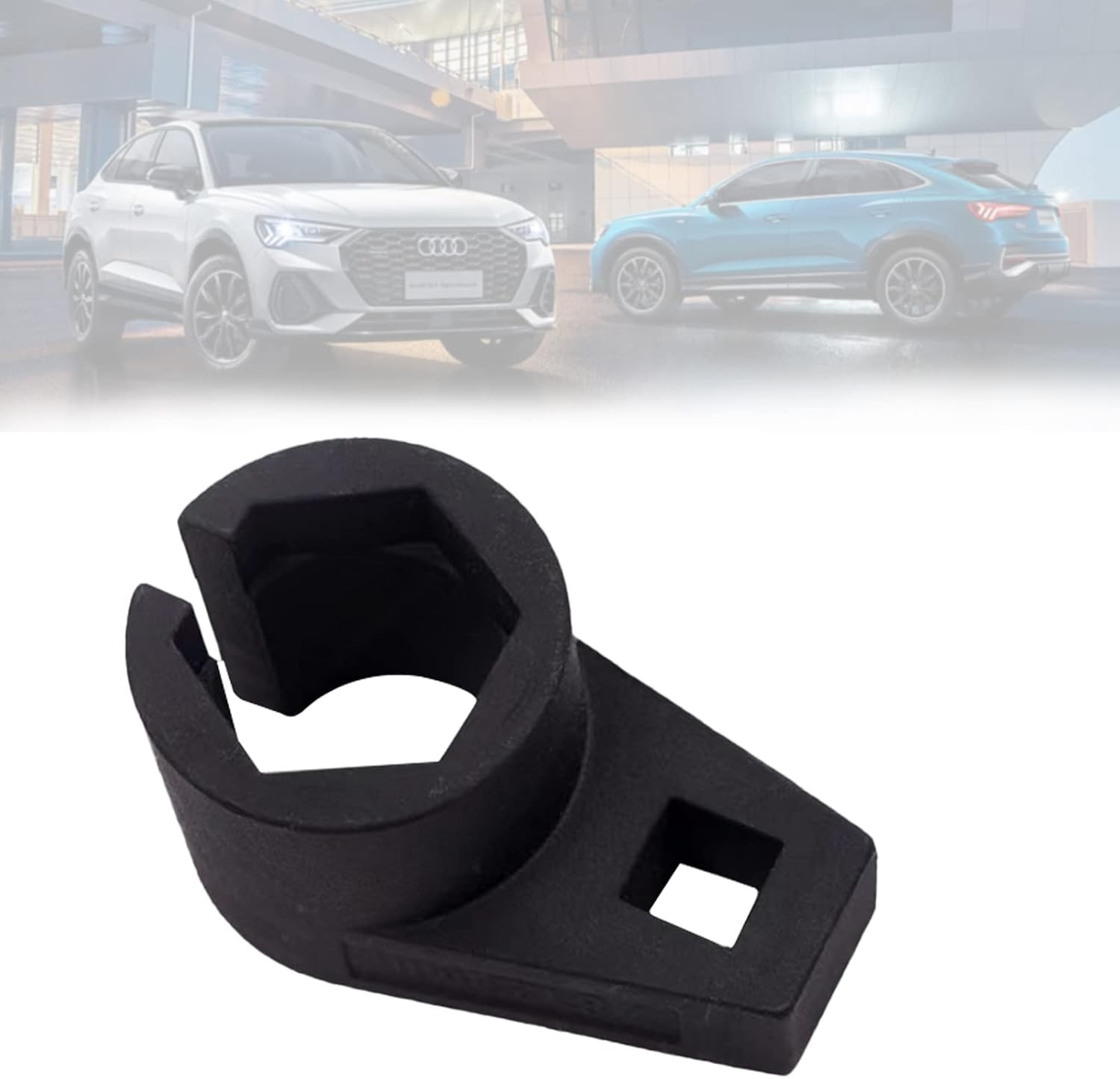Premium Offset Oxygen Sensor Socket, 3/8 Inch Drive, 7/8 Inch (22mm),