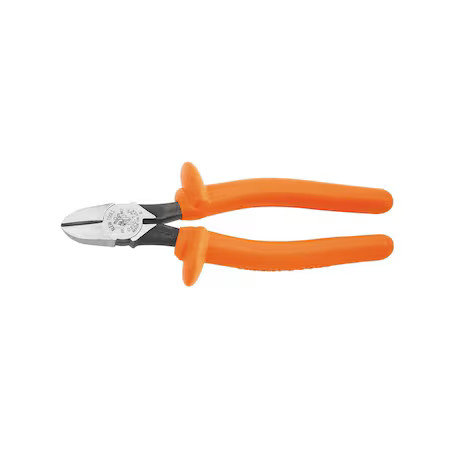 Klein Tools D220-7-Ins Diagonal Cutting Pliers, Insulated, Heavy-Duty, 7-Inch