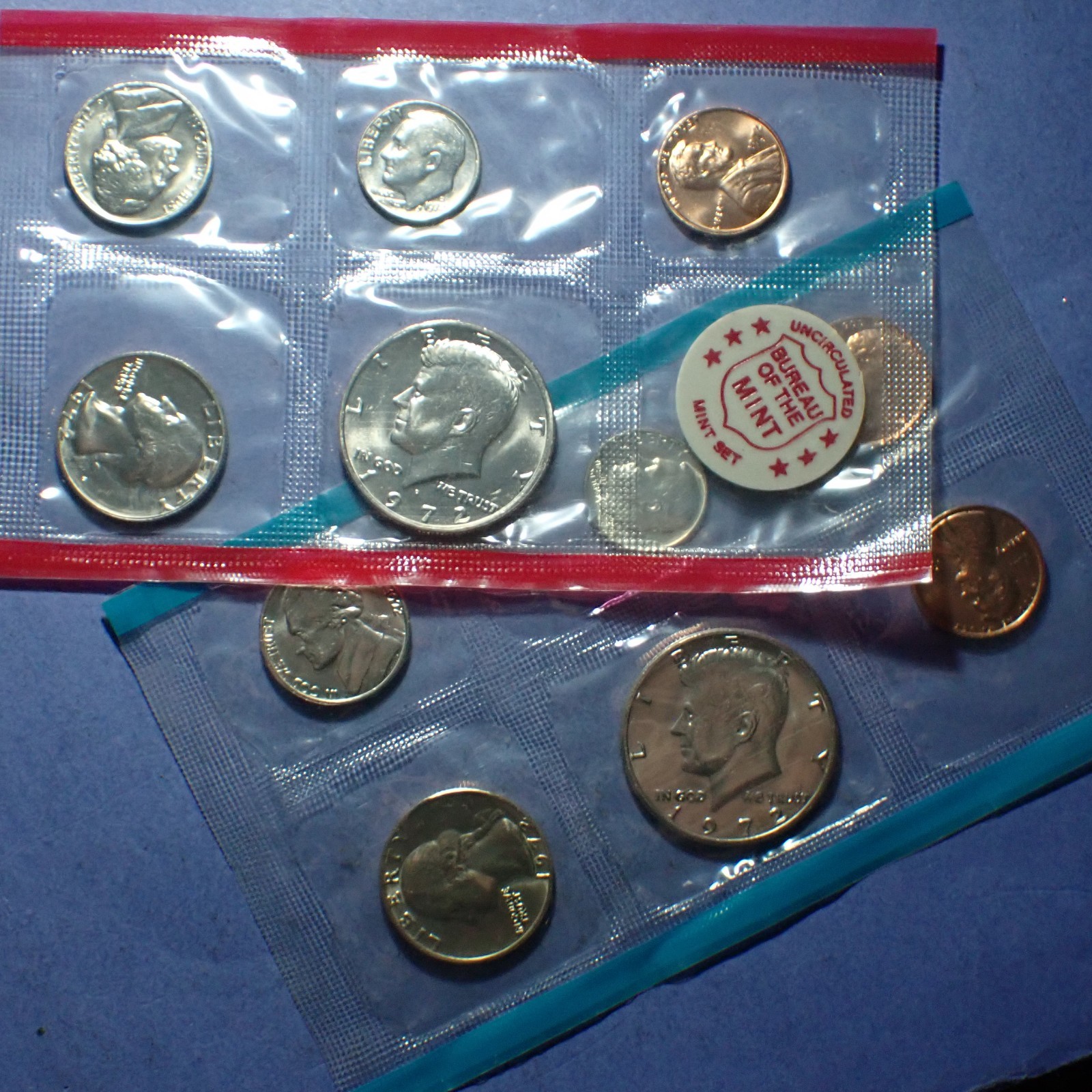 1972 U.S. Mint Set 11 Brilliant Uncirculated Coins