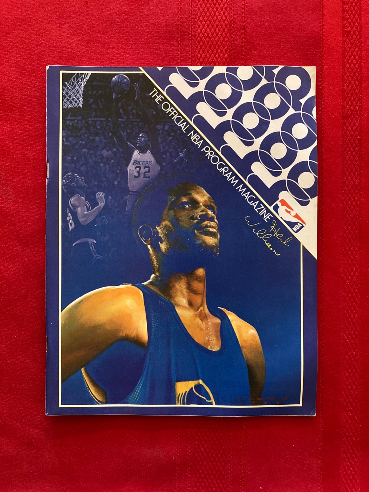 1982-1983 NBA Chicago Bulls program + game notes / Pacers / 2-15 / Theus