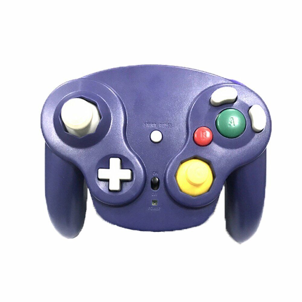 Gamecube Controller Wireless With Adapter Wavebird for Classic Wii GC NGC Blue