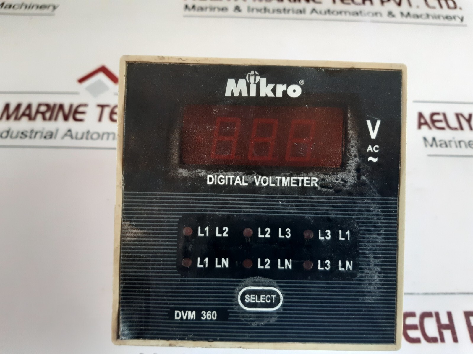 Mikro dvm 360 digital voltmeter ac240v