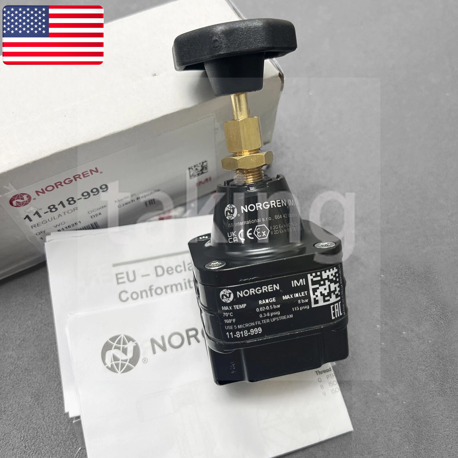 1PCS Brand New Pressure Regulator 11-818-999 for Norgren 11818999