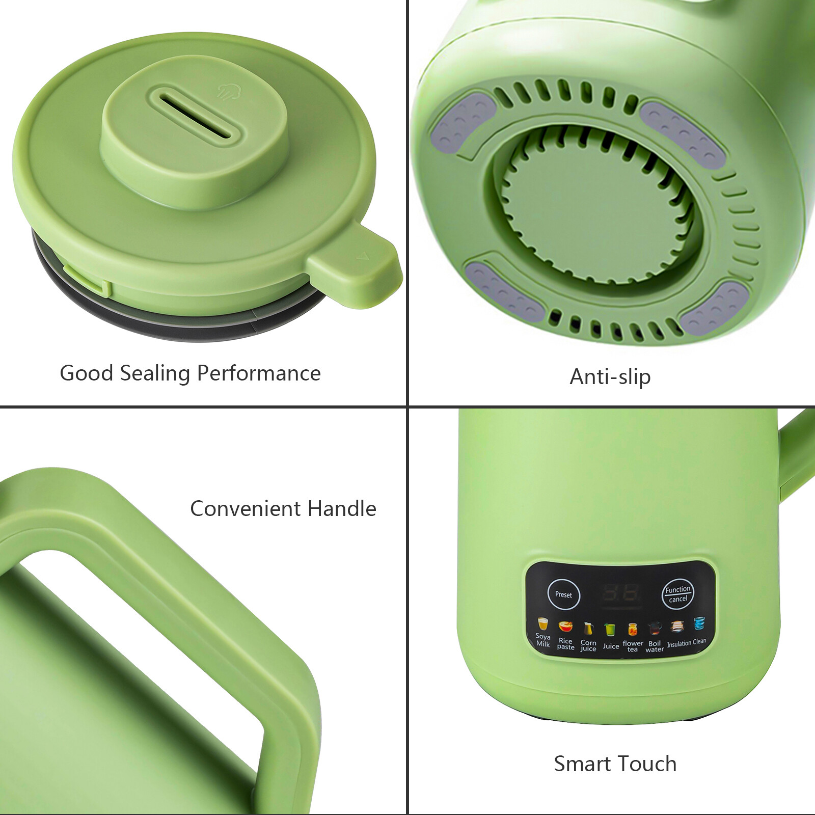 Electric Soymilk Machines Automatic Heating Wall Breaking Cooking Nut Milk Maker