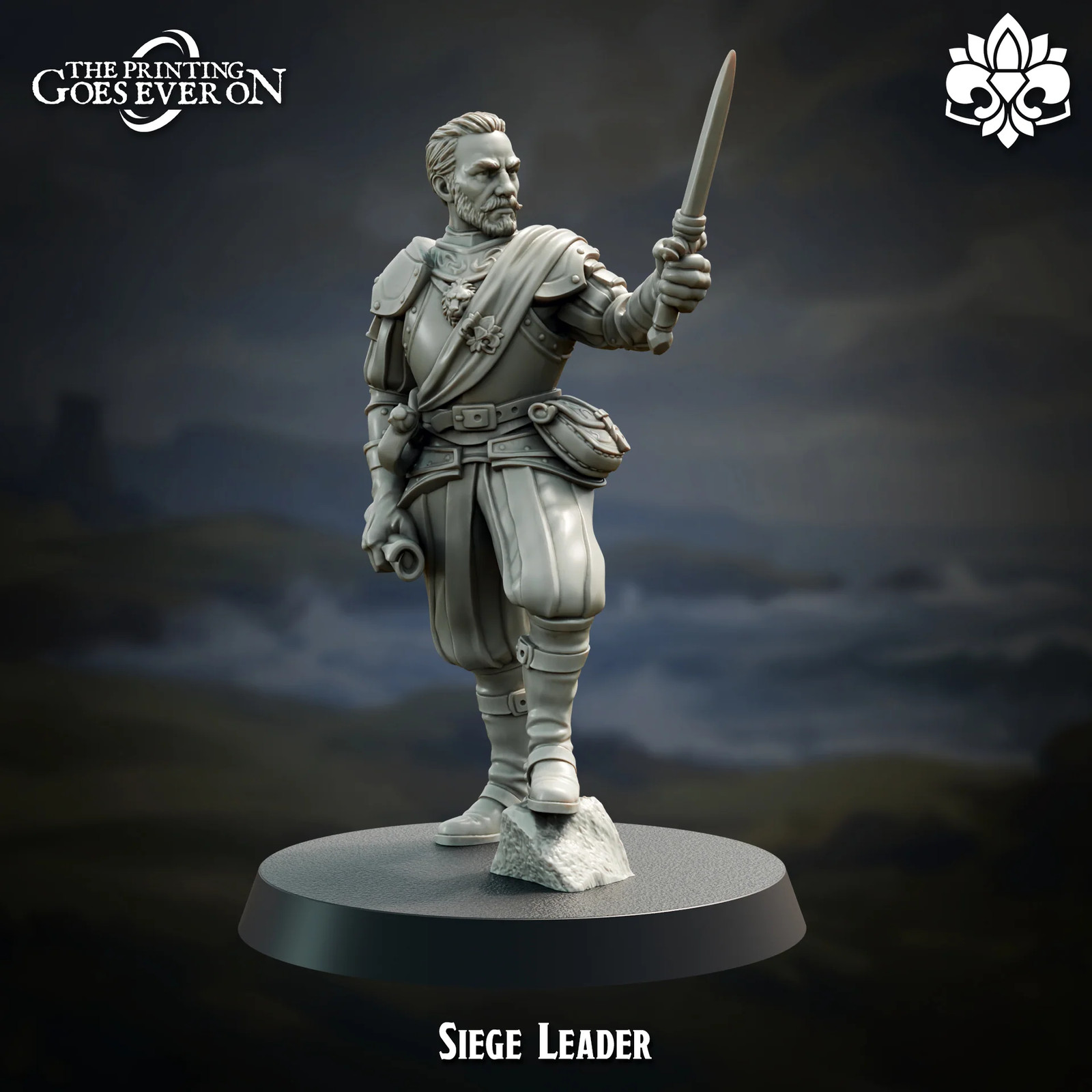 Siege Leader - Resin Tabletop Miniature