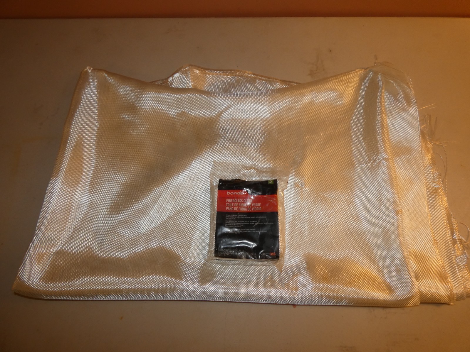 3M Bondo Fiberglass Cloth Mat Approx 48 Sq Ft 2 Pcs