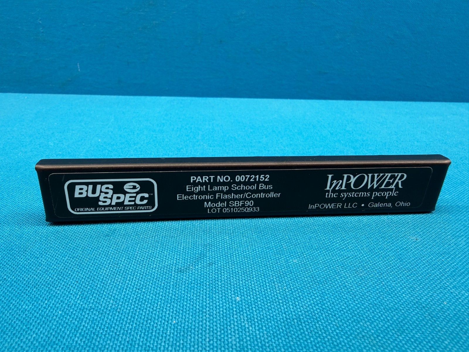 Bus Spec SBF90 InPower 8-Way Lamp School Bus Flasher Controller 0072152