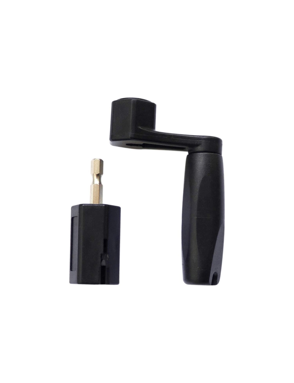 Guitar String Winder & Bridge Pin Remover for String Instruments - Black