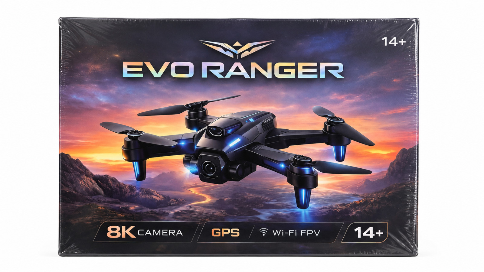 EVO RANGER Ready to Fly Drone 8K Camera GPS Wi‑Fi FPV