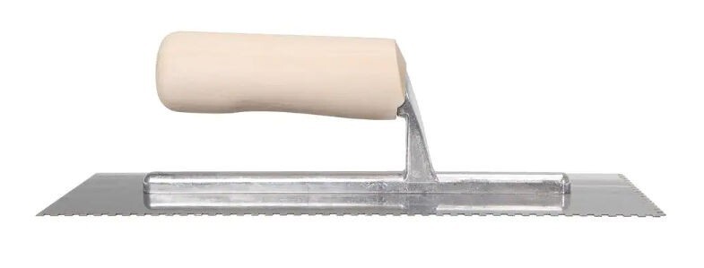 QEP/Roberts Square Notch Pro Trowel for Parque Flooring Adhesive 1/8x1/8x1/8" SQ