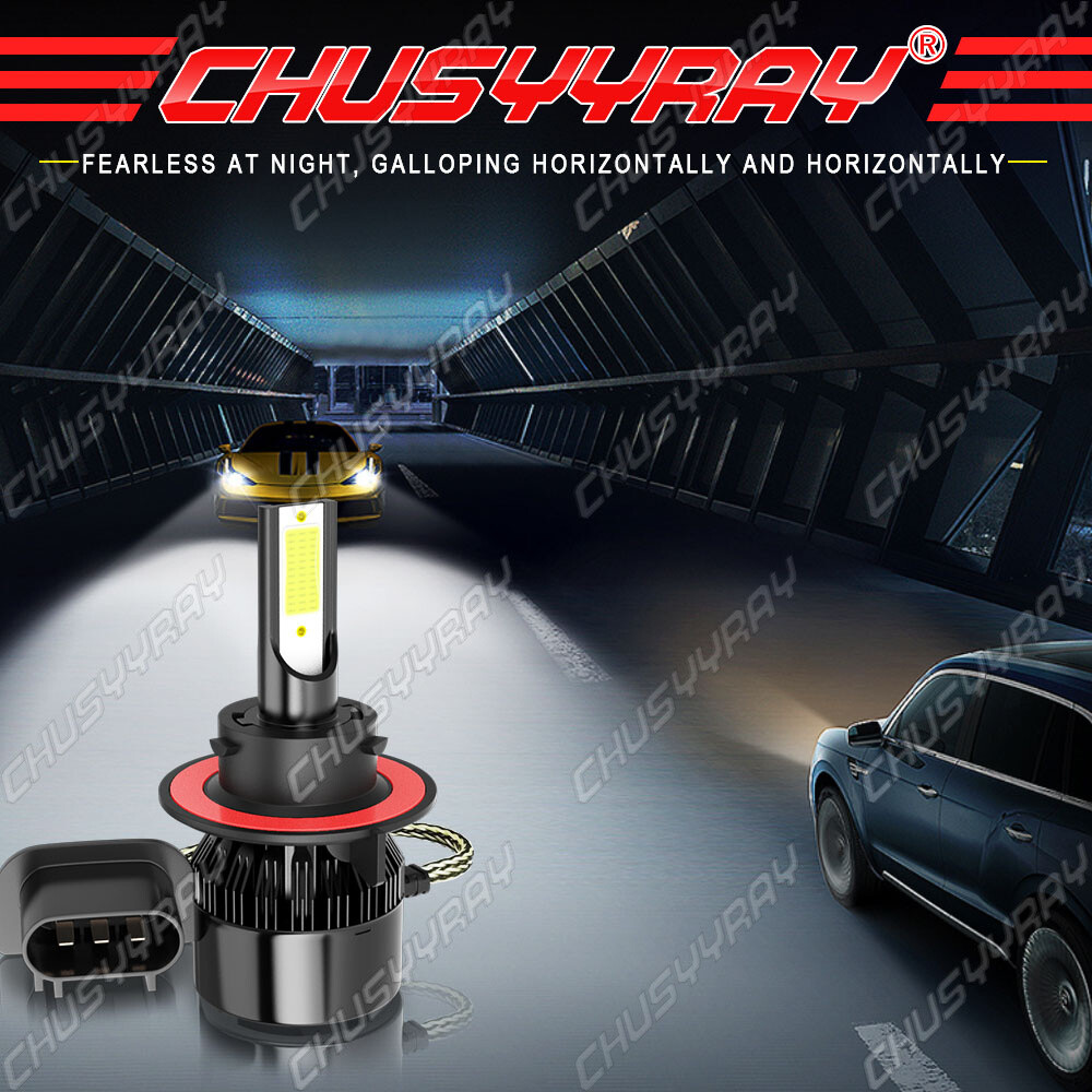 For Chevy HHR 2006-2010 2011-2PC 6000K White LED Headlight High/Low Beam Bulbs