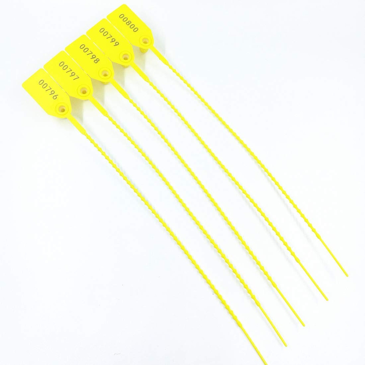 250mm Pull-Tite Plastic Security Seals Shipping Tags Disposable Signage Numbe...