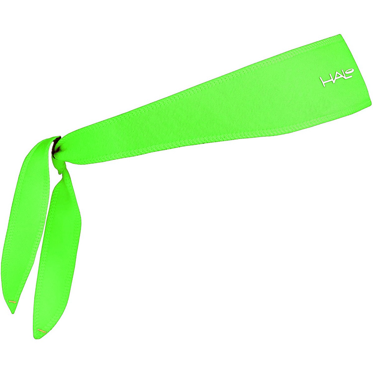 Halo Headband Sweatband Tie Version - Bright Green