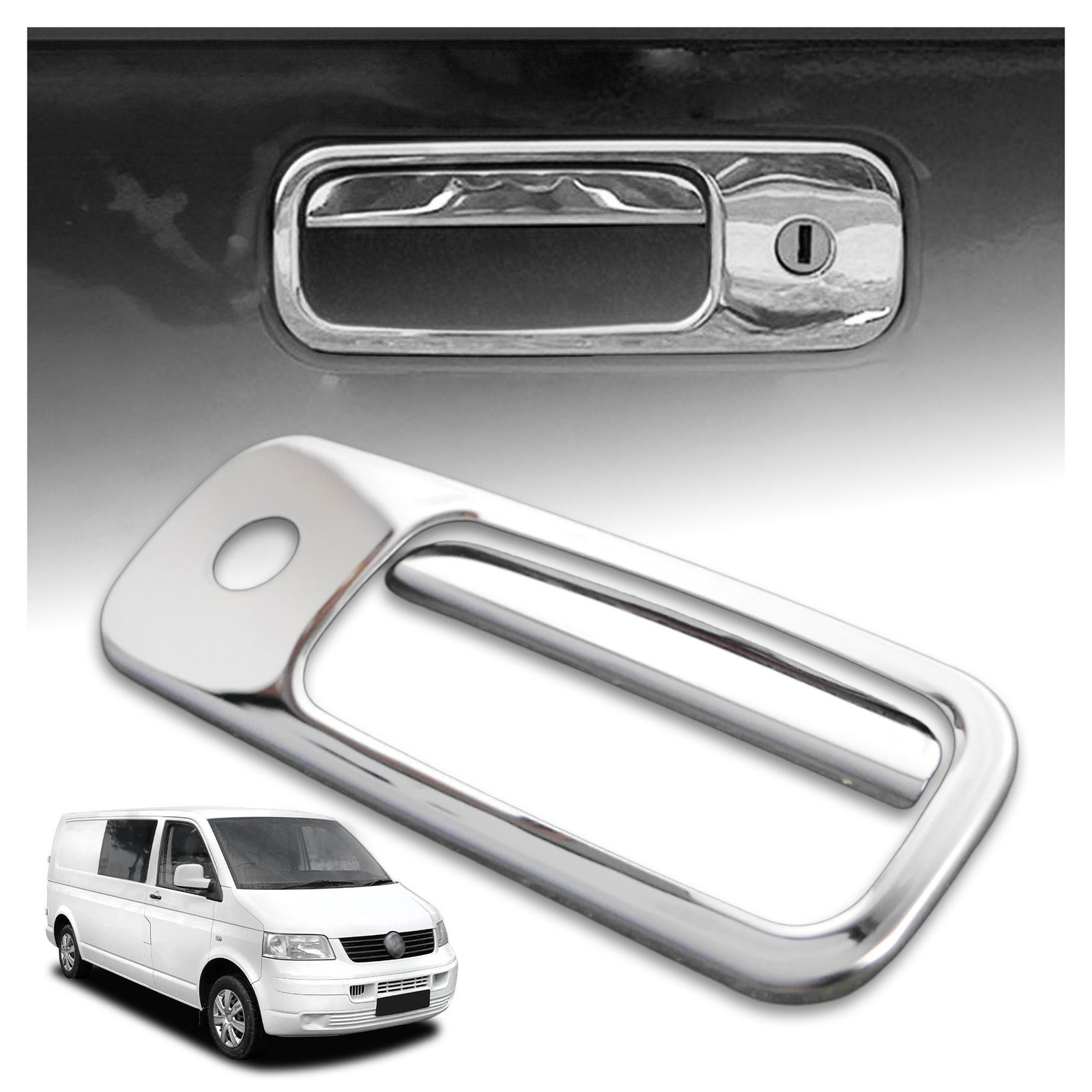 Tailgate Handle Cover for VW Transporter 2003-2015 Chrome