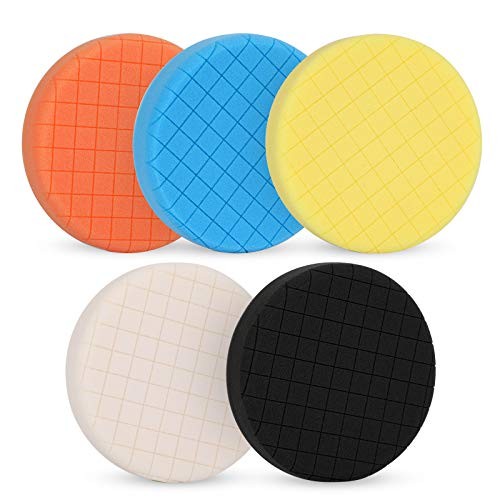 5 Pcs 6 inch Buffing Pads Polishing Pads Kit for Car and Boat Polisher