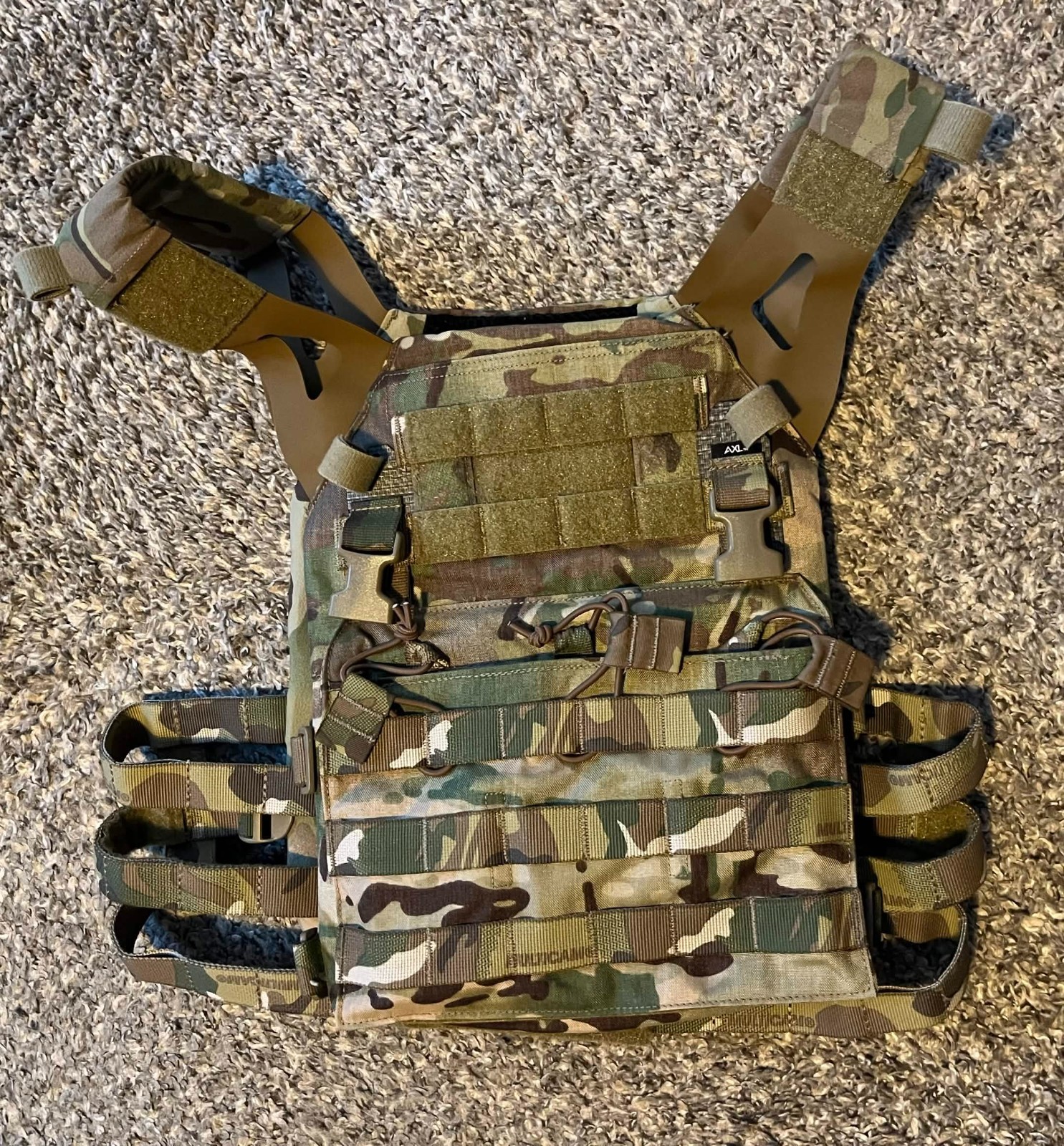 Crye Precision JPC 1.0 + AXL Adaptive Vest Placard - Large - Multicam