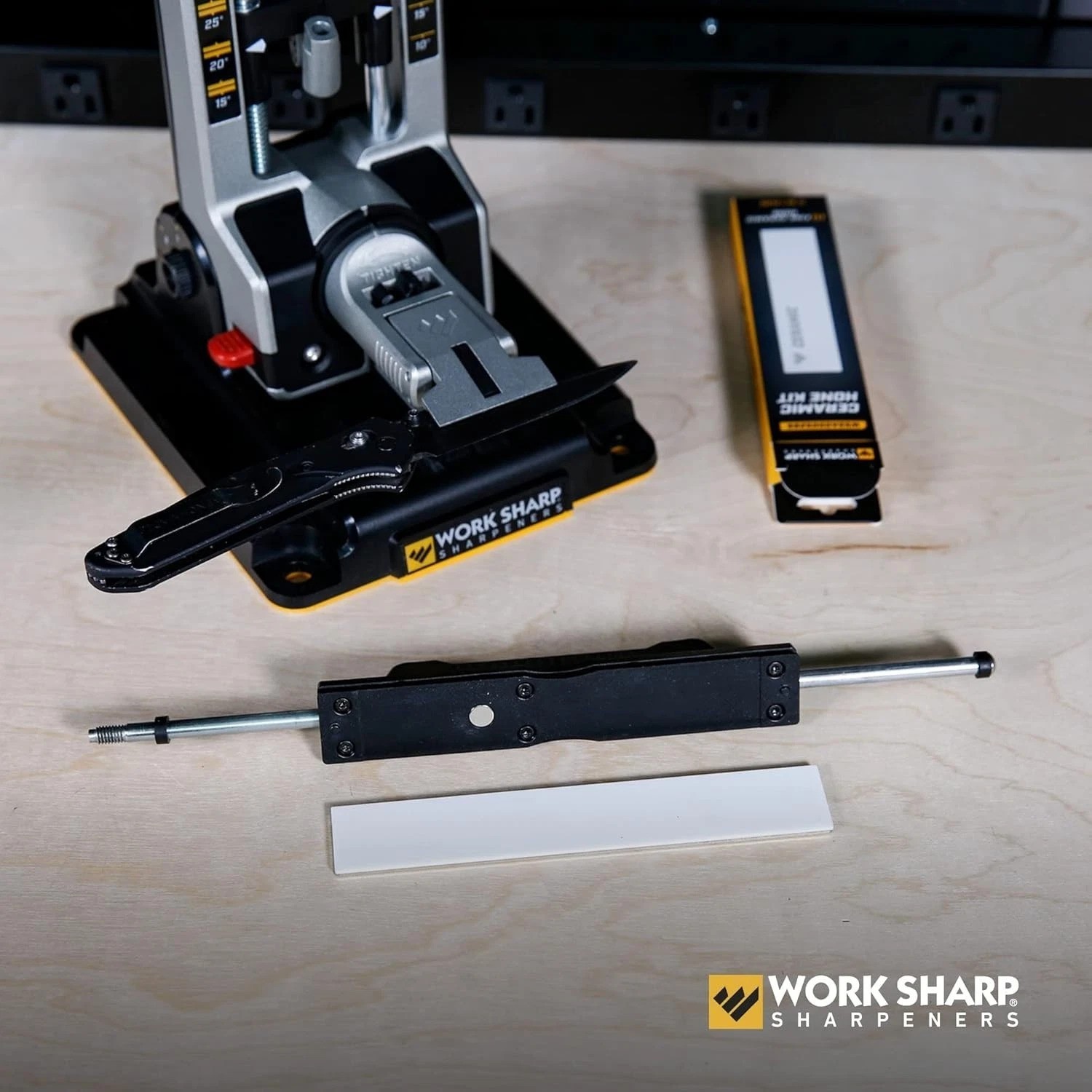 Essential Ceramic Sharpening Kit - Designed for Professional Precision Knives