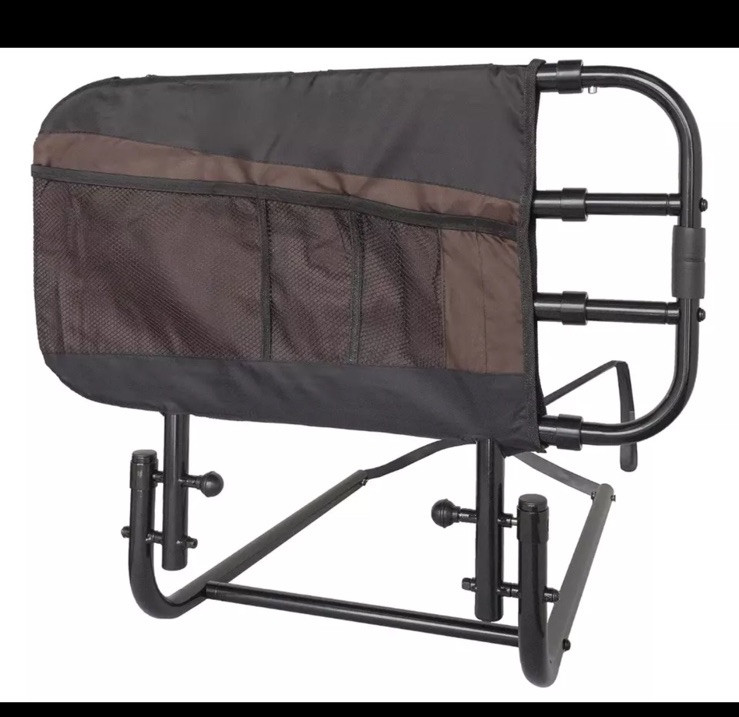 Stander EZ Adjust Bed Rail Adjustable Safety Fall Support Assist Mobility