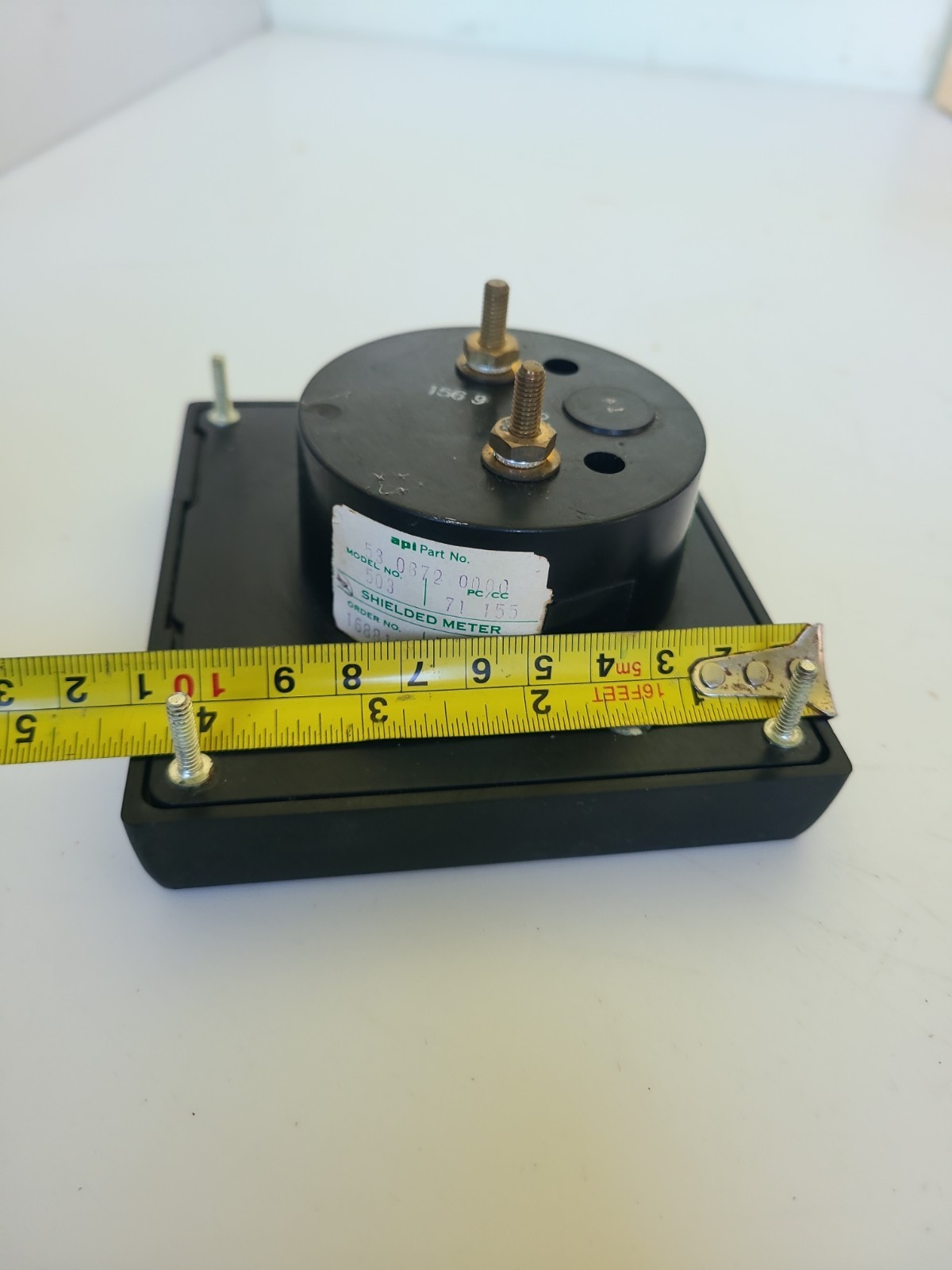 Western Reserve Electronics Model 503 panel meter, TRUE RMS 0-10 AC/DC, Crack!