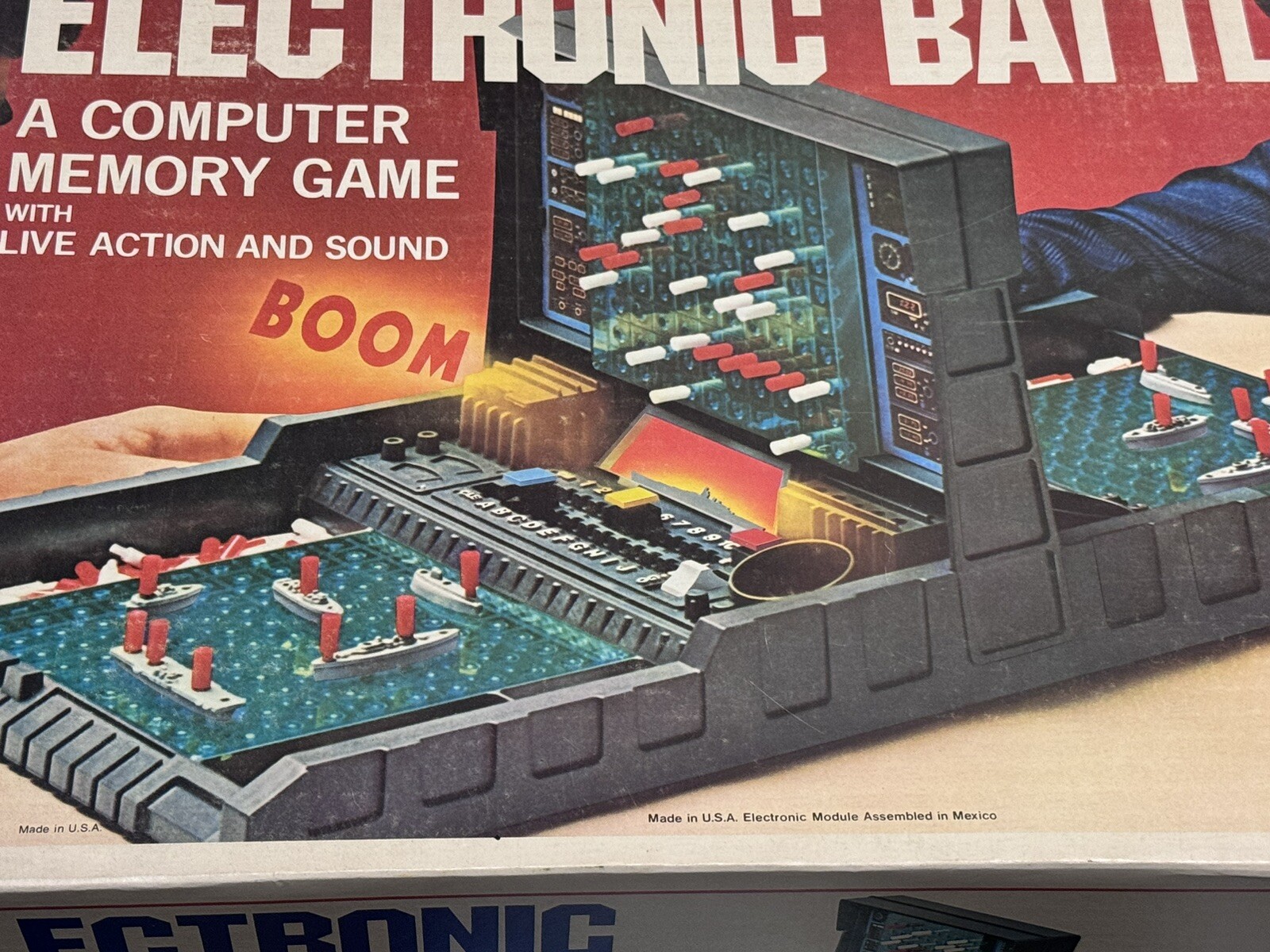 Vintage 1977 Milton Bradley Electronic Battleship Missing Instructions