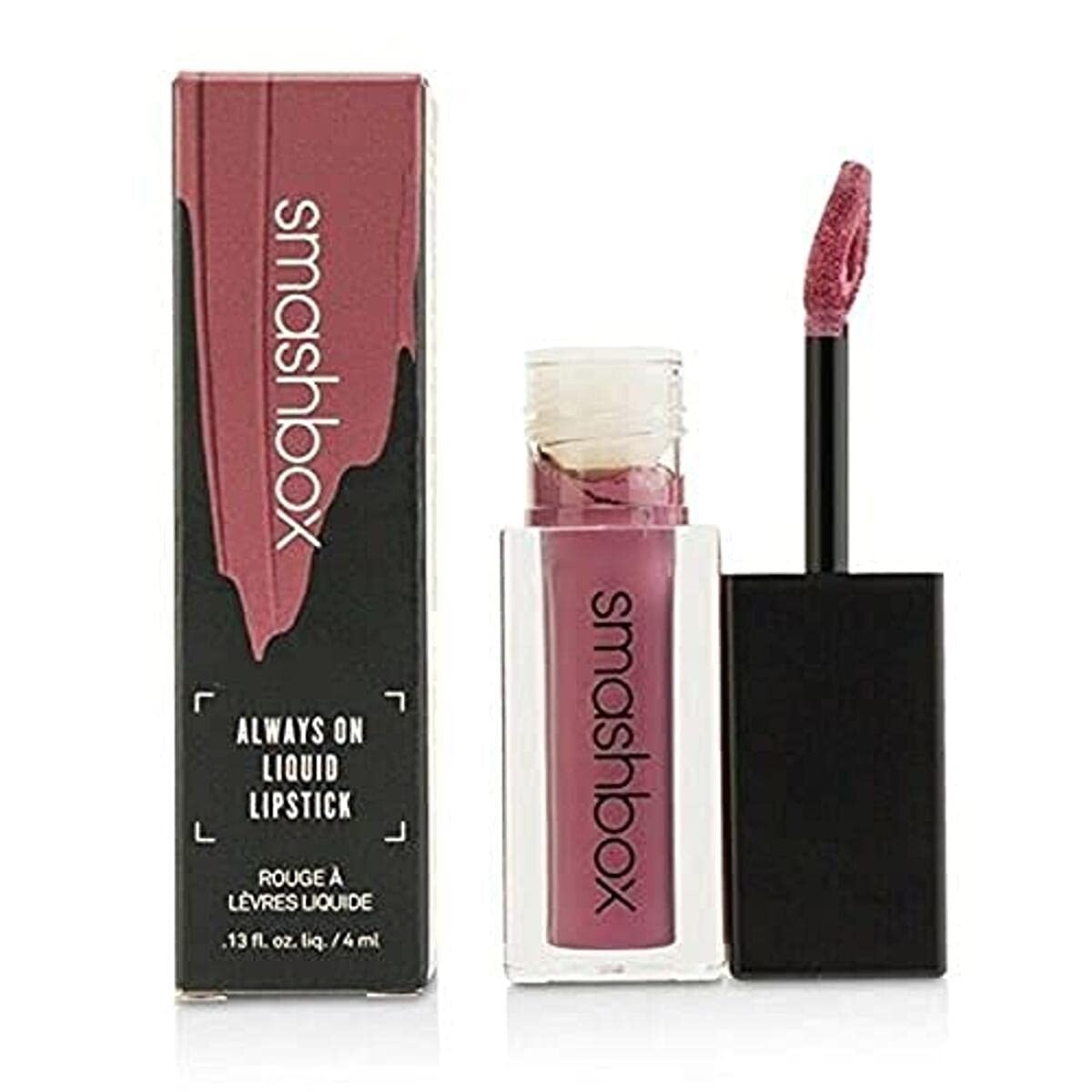 SMASHBOX ALWAYS ON LIQUID LIPSTICK LIP COLOR .13 OZ / 4 ML FULL SIZE NIB