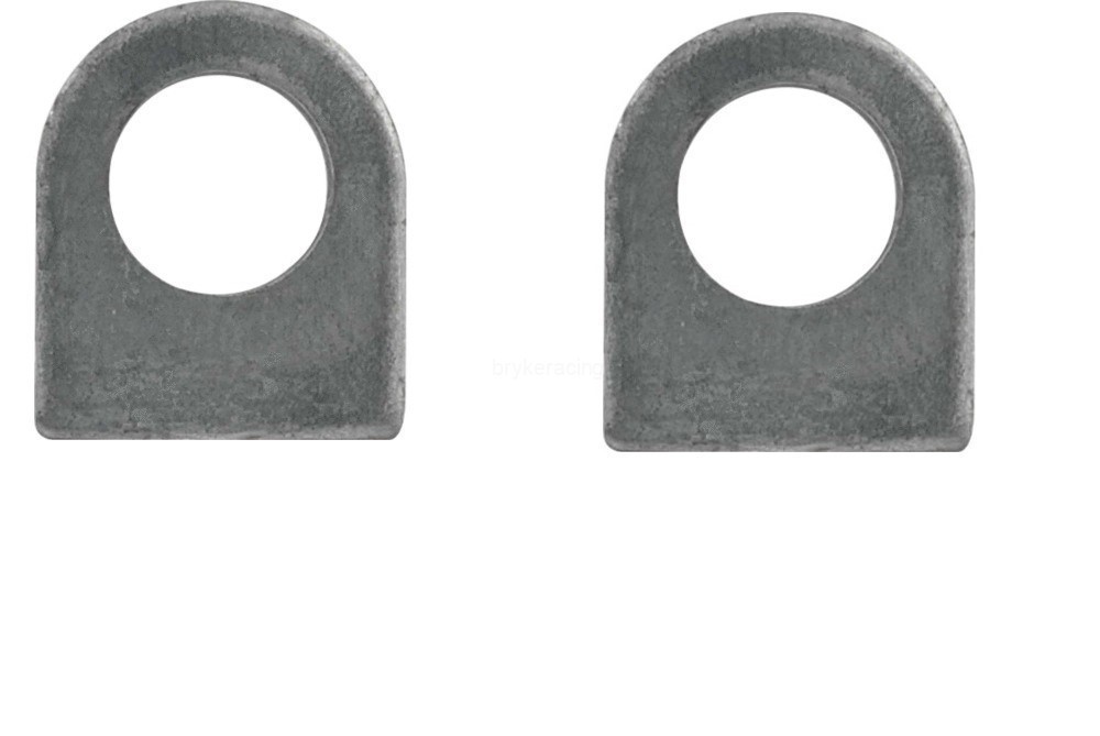 Brake Line Tab 5/8 Hole Chassis Mount Mounting Brakeline Tabs 2 Pack