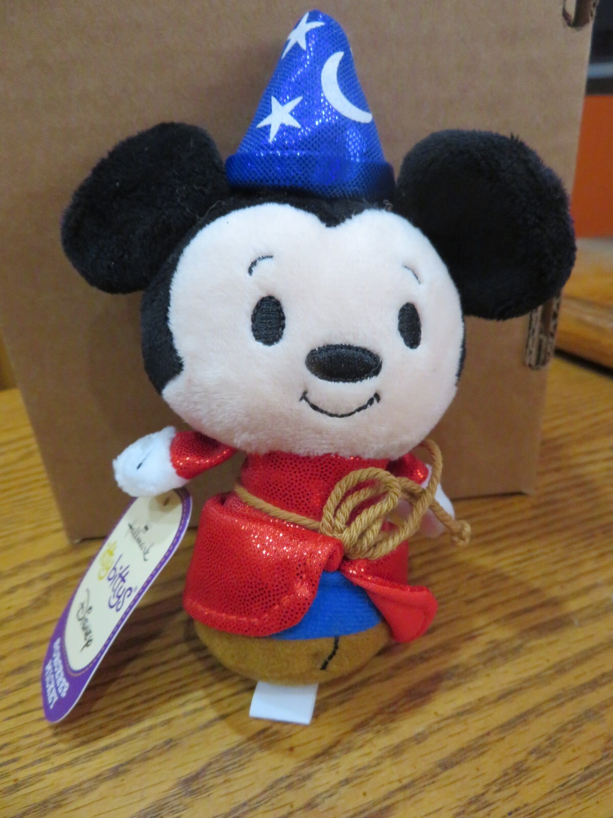 Hallmark Itty Bitty Bittys Sorcerer Mickey Mouse mini Plush Doll NEW WITH TAGS-