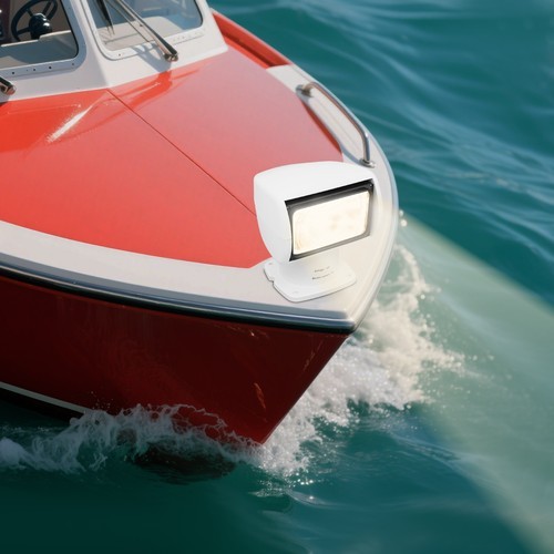 Yacht Boat Spotlight w/ Remote Control Searchlight For Boat Searchlight 12V 100W