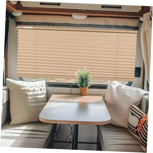 RV Blinds for Camper Windows, Camper Replacement Blinds, 26"W x 38"H Cappuccino
