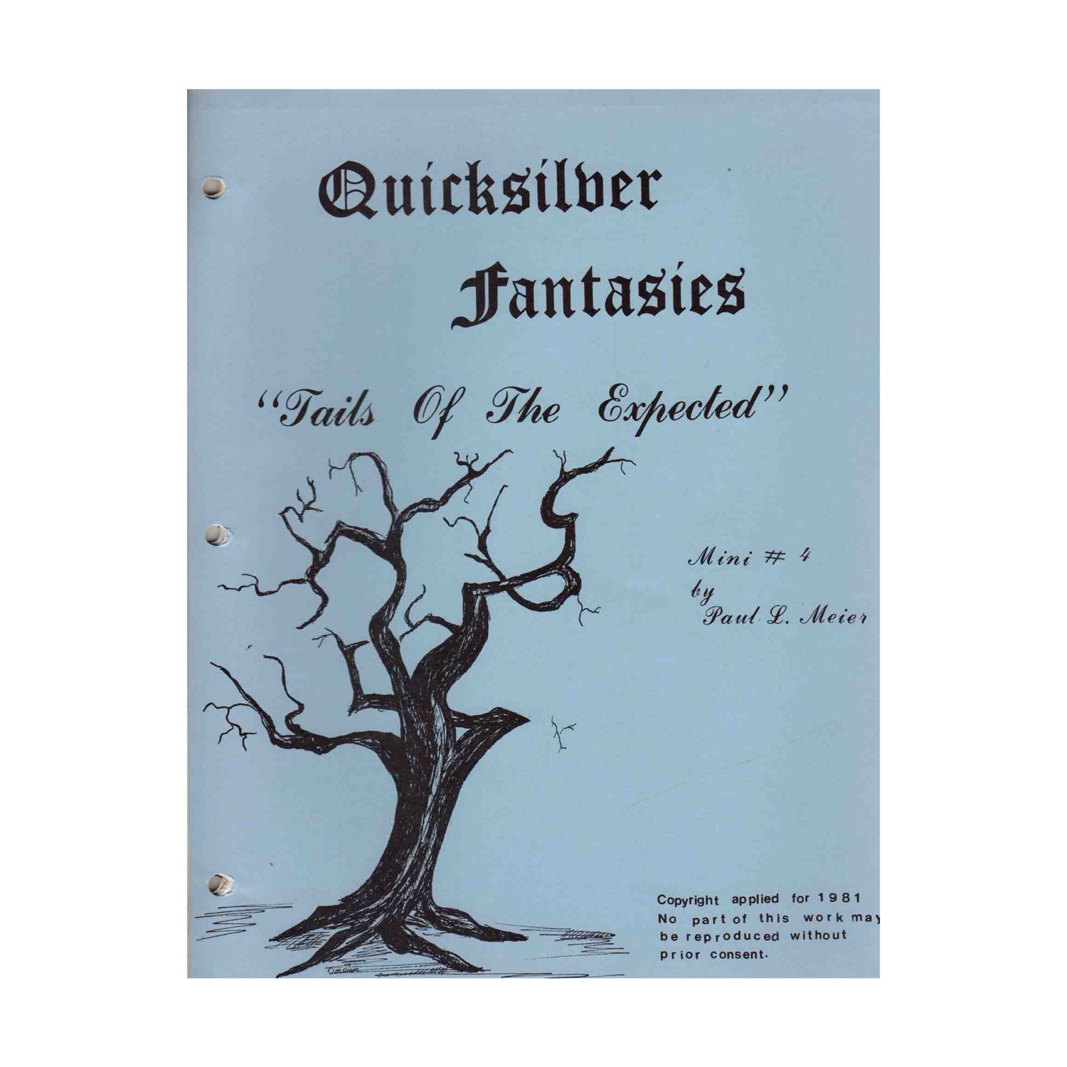 Quicksilver Fantasies Fantasy RPG Tails of the Expected NM